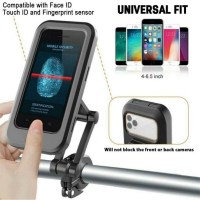 Touchscreen_Cell_Phone_Mount_ _Universal_Fit_Black_Waterproof_360_Degree_Quick_Release_3