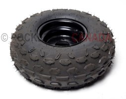145/70-6 ST SuTong Tubeless Tire & 3 Hole Black Rim for ATV - G1010094