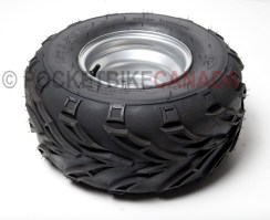 18x9.5-8 (210/65-8) Tubeless 4 Ply Rated Tire & Silver 4 Hole Rim 6.5 for ATV - G1070007-3