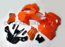Orange Plastic Fender Body Kit for 125cc, T2 Rebel, ATV Quad 4 Stroke - G1050045