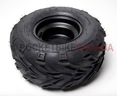 18x9.5-8 Tubeless 4 Ply Rated Tire & Black 4 Hole Rim for ATV - G1070007