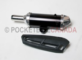 Exhaust Muffler w/ Heat Shield Cover for 250cc, X31(19/16), Dirt Bike 4 Stroke - G2080074