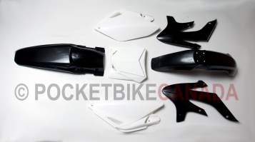 Black Body Kit for 250cc, X37(2V), Dirt Bike Motorcycle, 4 Cycle - G2110045